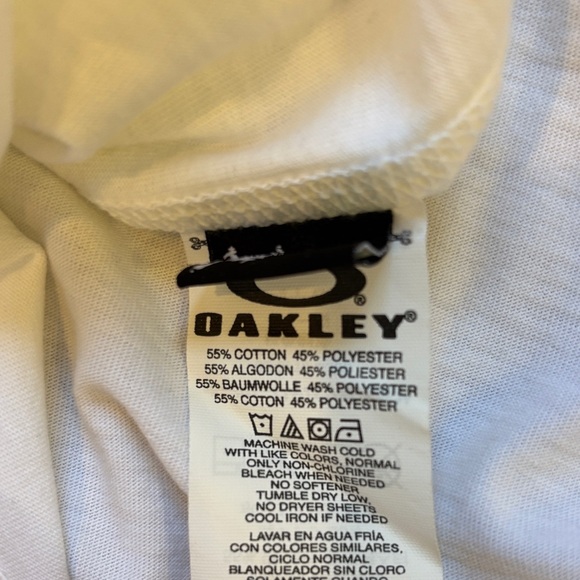 Oakley Men's Polo in Gray and White Ombre - Picture 10 of 10